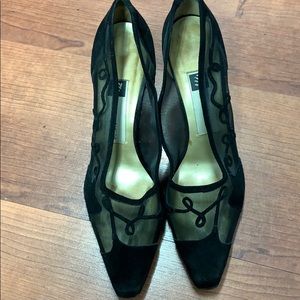 Morgan Taylor Mesh Heels (size 8)